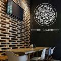 Express Pizza Sticker Restaurant Decal Poster Vinyl Art Wall Decals Decor Mural Pizza Sticker Wall Decal Pizza Glass Decal