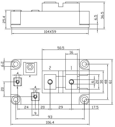 LEGM400CU120L7S Package Dimensions