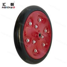 Agricultural planter press wheel for seeder drill