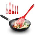 5Pcs/Set Pink/Red/Green Silicone Cooking Tool Sets Egg Beater Spatula Oil Brush Kitchen Tools Utensils Kitchenware with Box