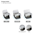 5pcs/lot LED Strip Connector for 3528 5050 led Strip to Wire Extension Quick Use Terminals Connection Cable 2pin 3pin 4pin 5pin