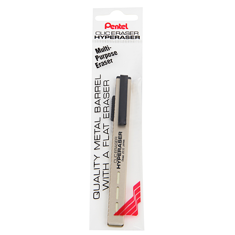 Pentel ZE32 Clic Eraser Hyperaser rubber Eraser Japan for drawing pencil unisex pen premium rubber ballpoint pen