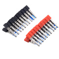 10PCS Insulated Crocodile Clips Plastic Handle Cable Lead Testing Metal Alligator Clips Clamps 35mm Length