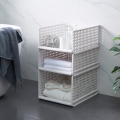 Large Capacity Layered Home Bedroom Closet Clothes Storage Basket Detachable Plastic Drawer Rack