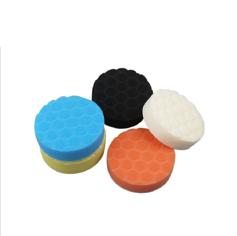 5pcs Polished pad set Sponge Disc Buffing Sponge Waxing Polishing Pad Kit Set For Car Polisher Buffer 3/4/5/6//7inches