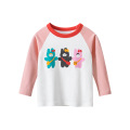 Kids Boys T-shirts Baby Long Sleeve Tops Children Autumn Solid Cotton Tops Clothing Clothes 2 3 4 5 6 7 Years Boy Girl T Shirts