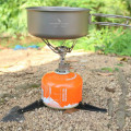 Portable Outdoor Camping Stove Fixed Bracket Oil Bottle Foldable Gas Cylinder Tripod Holder Support