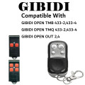 GIBIDI OPEN TMB/ OPEN TMQ 433MHz Remote Control Transmitter Garage Door Gate Fob