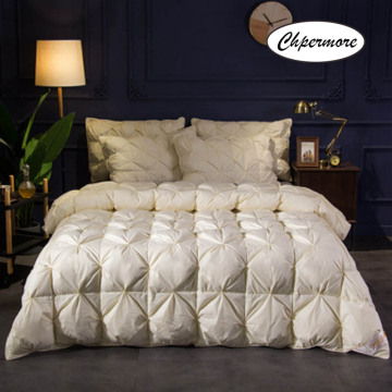 Chpermore High grade 100 % White Goose/Duck Down Quilt five star hotel Comforters winter Keep warm Duvets 100% Cotton Cover
