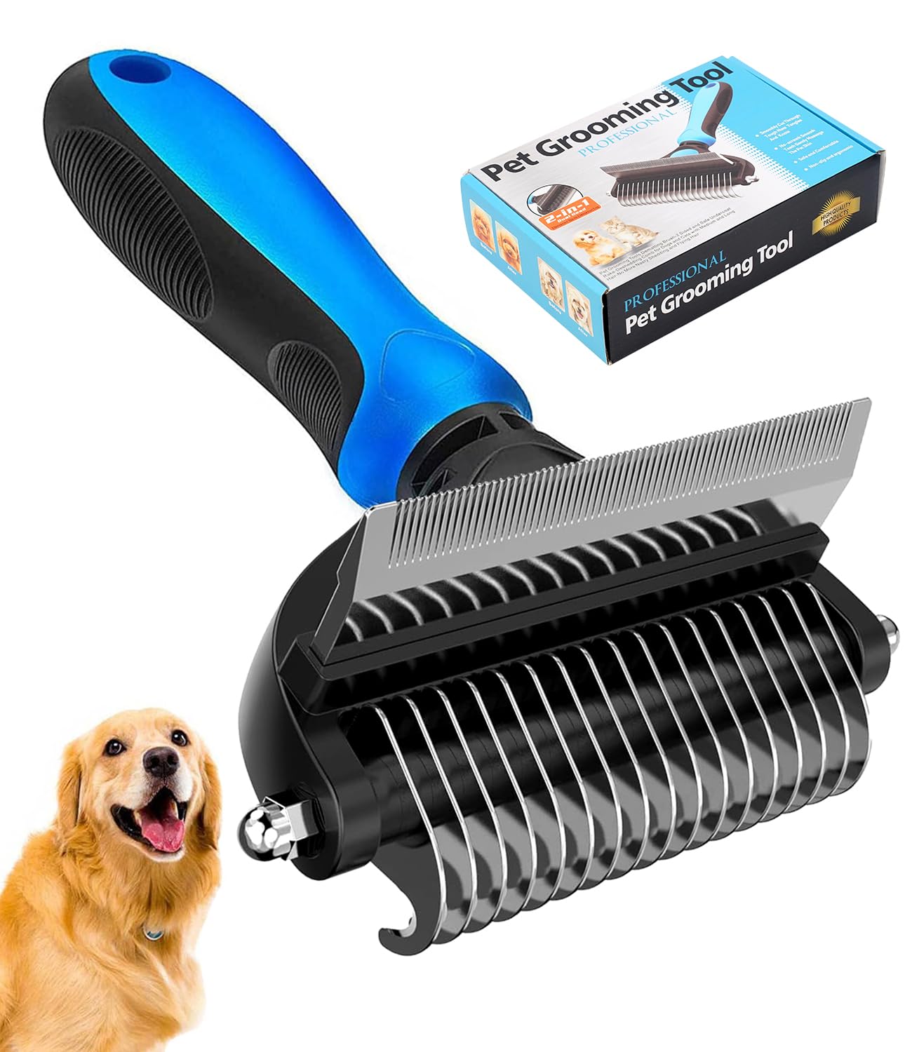 2 in1 deshedding comb   (12)