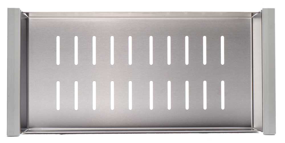 stainless steel over sink colander