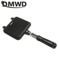 DMWD Gas Non-Stick Sandwich Maker Iron Bread Toast Breakfast Machine Waffle Pancake Baking Barbecue Oven Mold Grill Frying Pan