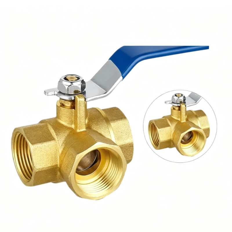 Brass 3-way Ball Valve (3)