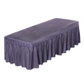 Cosmetic Beauty Massage Table Skirt Beauty Salon Bed Valance Sheet Cover with Face Breath Hole 4 Sizes Selective
