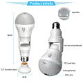 360° Panoramic Wifi Camera Smart Home E27 Light Bulb Hd 1080P Security Camera Built In Noise Reduction Microphone And Speaker