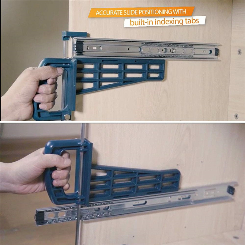 ASCENDAS Universal Magnetic Drawer Slide Jig Cabinet Drawer Mounting Tool for Installing Drawer Slides Woodworking Tool
