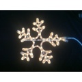UL Listed 120V Milky White Incandescent Rope Light Motif 2D Snowflake Motif Light 12" snowflake window light