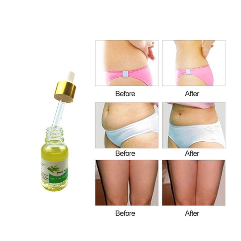 Potent Effect Green tea Essential oil Lose Weight in 10 days burning fat slimming Paste for Belly lost weight cream 10ml