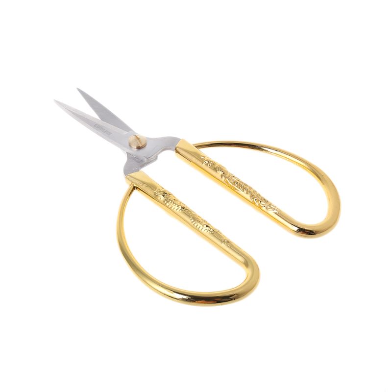 New Gold Dragon Phoenix Bonsai Scissors Wedding Shears Home Office Cutting Tool