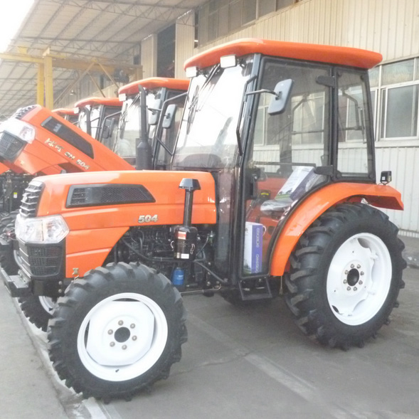 50 HP 4-drive Farm Working Machine Large Four Wheel Tractor with cockpit