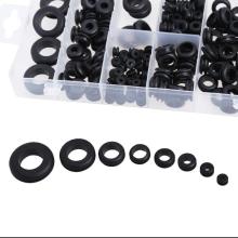 180pcs/box Rubber Grommet 8 Popular Sizes Grommet Gasket for Protects Wire Rubber Seal Assortment Set Hardware Tools