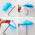 3Pcs/set Creative Umbrella Shape Hook Colorful Key Hanger Holder home Bedroom Wall decoration Accessories Load weight 0.2kg U3