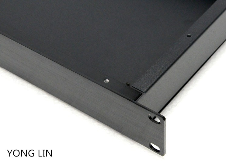 1pcs case 1 u case 19 inch case switch case Electric power communication industrial aluminum chassis server chassis