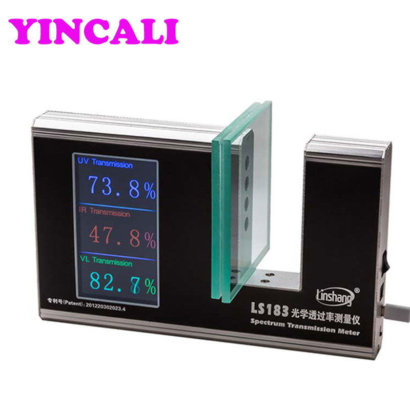 Fast Shipping Spectrum Transmission Meter LS183 measure and display UV,Visible and IR Transmission Values use for Glass,Film ETC