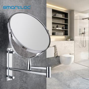 smartloc Extendable 8 inch 1X5X Magnifying Bathroom Mirror Smart Mirror Makeup Wall Mounted Mirror Bathroom Mirror Cabinet
