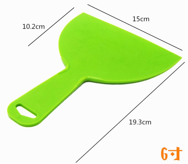 5Pcs Scrapper Set plastic Scraper Filler Plaster Drywall Decorate Flexible Tapping Putty Cleaning Tool