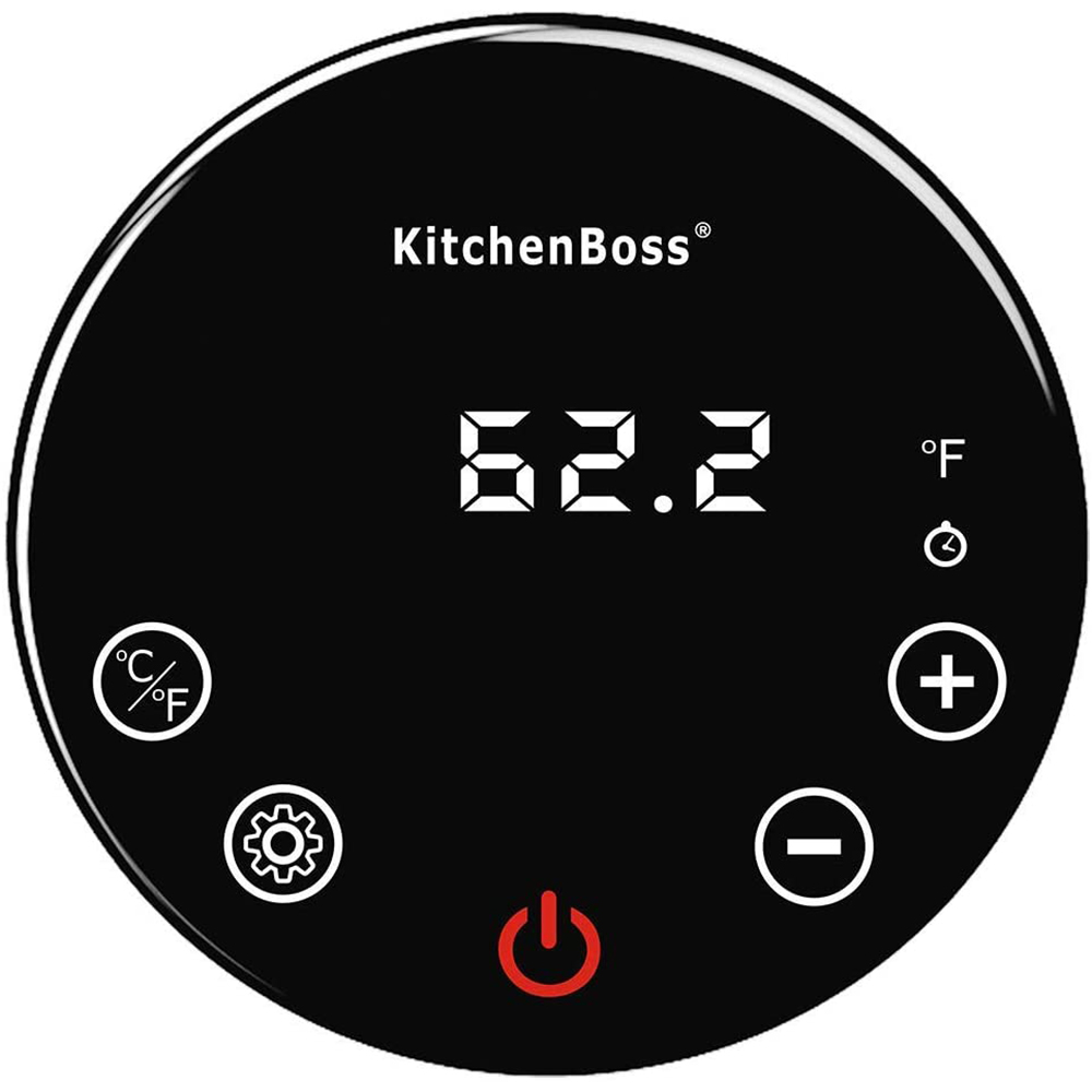 KitchenBoss,Sous Vide machine G310 Silver ,Hot Dip Circulator Precise,Send 10 Vacuum Bags,Temperature Control Water Cooker