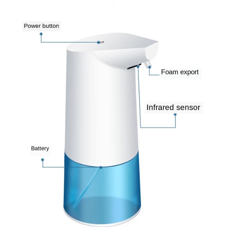 Smart Automatic Sensor Foam Soap Dispenser Intelligent Induction Foam Liquid Soap Dispenser Touchless Hand Sanitizer Dispenser