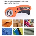 45mm Rotary Cutter Set Blades Fabric Circular Quilting Cutting Patchwork Leathercraft Sewing Tool Quilter Leather Cutter Knife