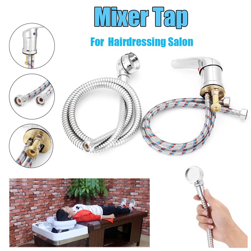 SZS Hot Single Wide Tap Bath Sink Shower Head Spray Hose Push on Mixer Hairdresser Pet Household Faucet Extenders