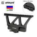 ohhunt Tactical Elite Defense Quick Detach System QD Scope Mount with Side Picatinny Weaver Rail mount for Tactical AK47 AK 74