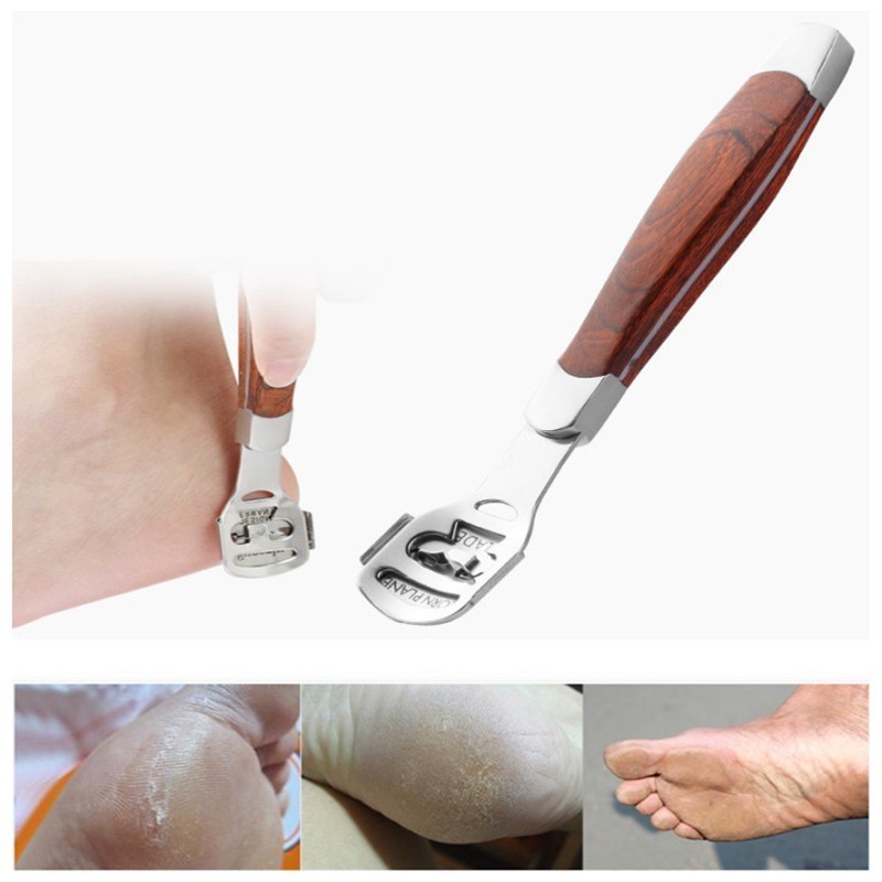 1 Set new fashion Skin Shaver Corn Cuticle Cutter Remover Rasp Pedicure File Foot Callus 10 Blades Foot Care Tool wholesale