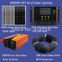 Factory Price 1KW off grid solar system /grid tie solar energy system price/solar power system for small homes