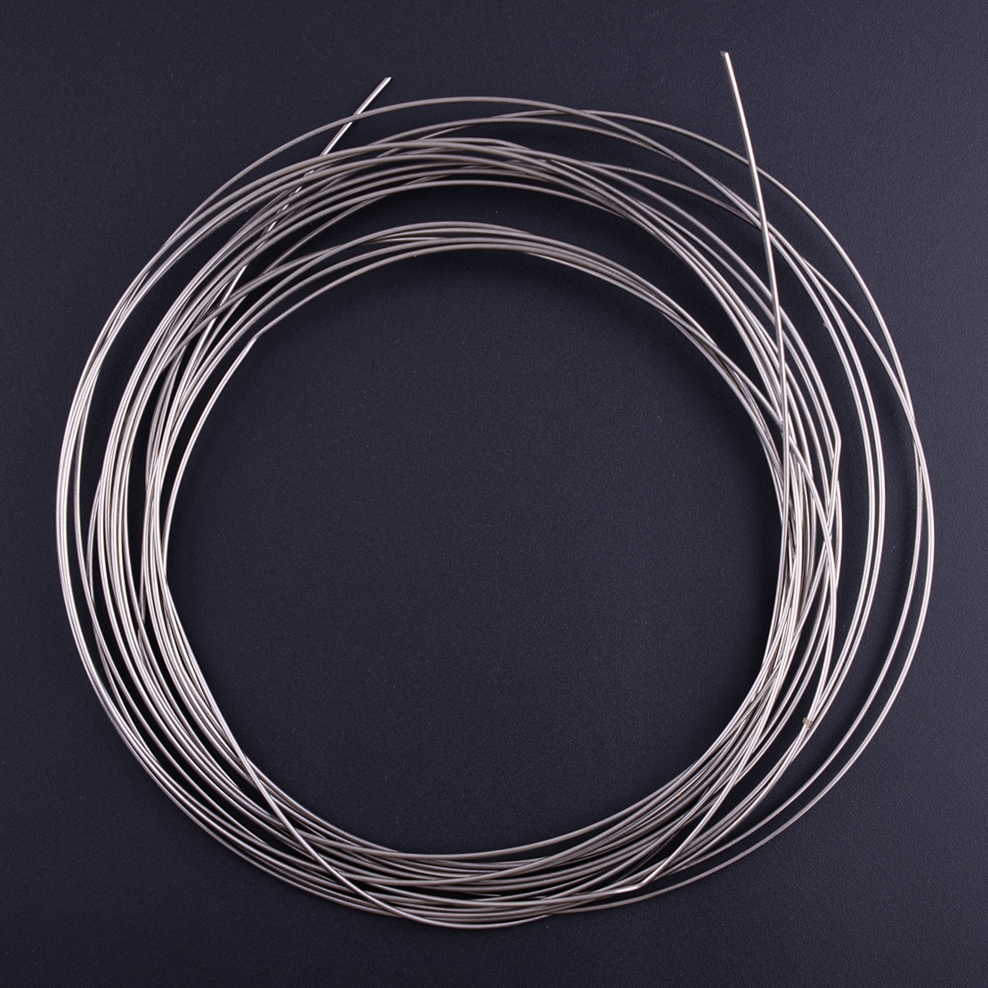 LETAOSK High quality 5M 1mm Silver 304 Stainless Steel Bright Single Hard Wire Hanging Fastening Craft Decorating