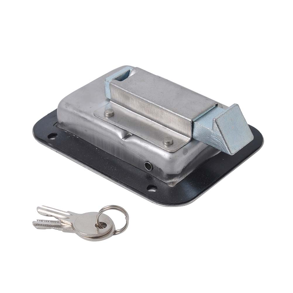 1 PC Trailer RV Tool Box Lock Anti-Theft Stainless Steel Handle Lock Caravan Trailer Parts Accessories Truck Tool Box With Keys