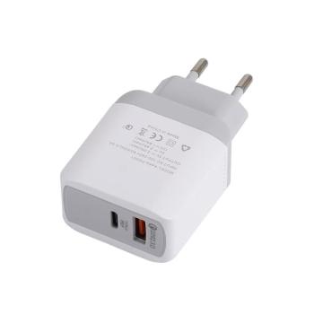 PD 18W Type-C Charger Compatible With QC3.0 Fast Charging USB Mobile Phone Charger For US/UK/EU Plug High-quality Dropshipping