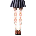 Fashion Japanese Lolita Velvet Stockings Over Knee Sexy Thigh stocking Cute Novelty Stockings Cosplay Clothes 5SW41