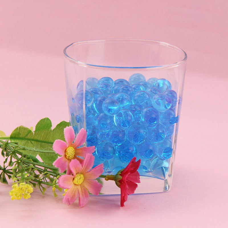 10000PCS/Set Pearl Shaped Crystal Soil Water Beads Mud Grow Magic Jelly Balls Home Decor Aqua Soil Hot Wholesales