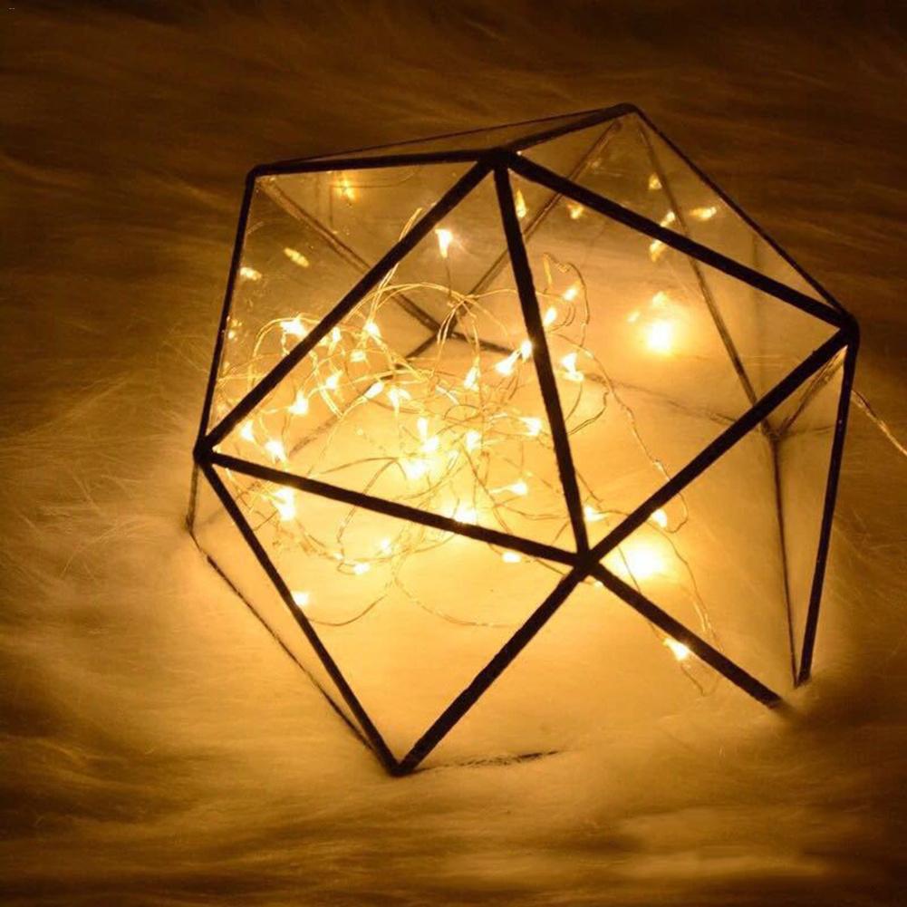 Copper Wire LED String Lights Holiday Lighting Fairy Garland For Christmas Tree Wedding Party Decoration USB Connect Party Decor