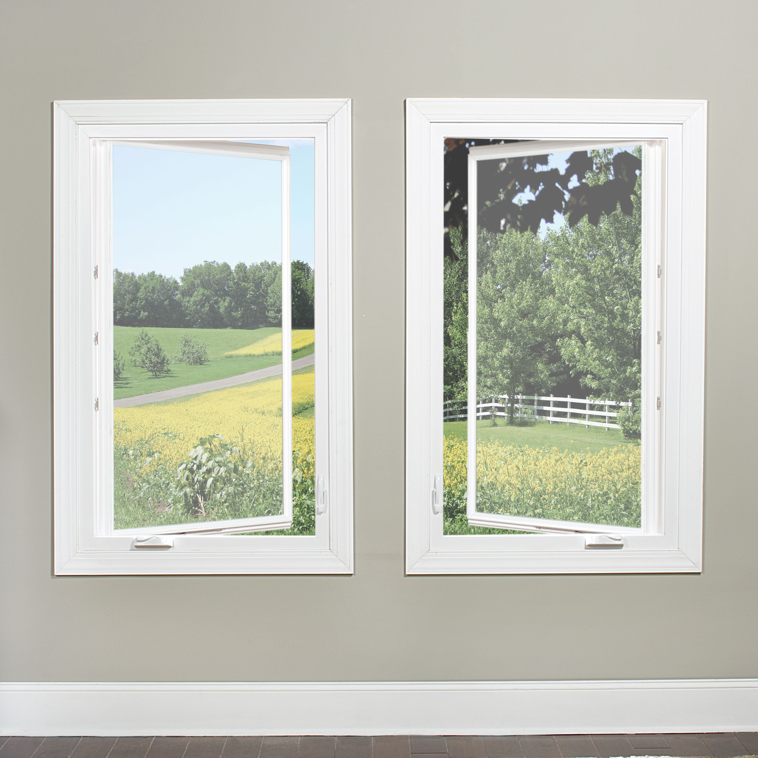 XLB-80 Series premium black aluminum casement window with heavy duty 2.0mm profile