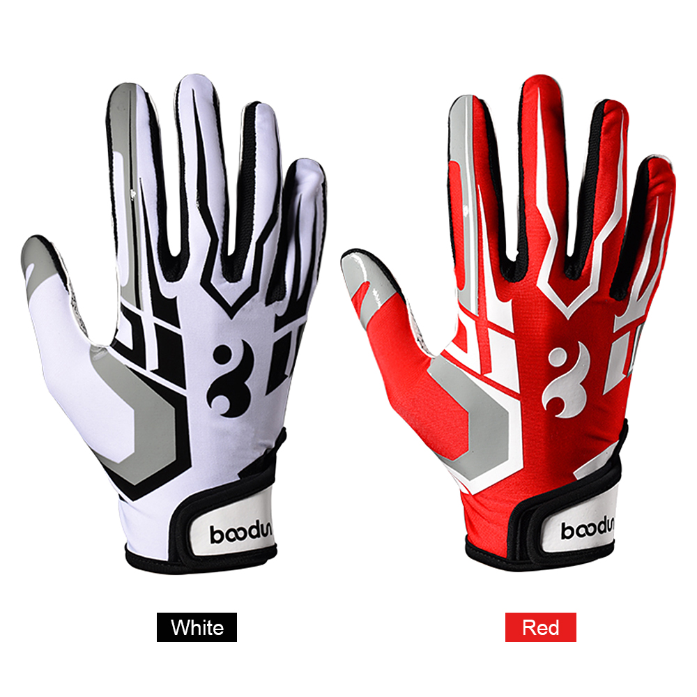 Batting Gloves Unisex Baseball Softball Batting Gloves Anti-slip Batting Gloves For Adults Red/White Sports Gloves