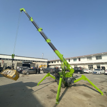 3-ton spider crane with special-shaped telescopic boom