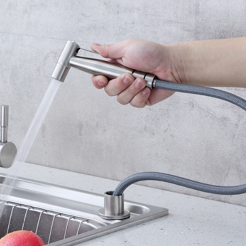 High Pressure Bidet Toilet Spray Set Comp Booster Nozzle Bathroom Sink Spray Stainless Steel