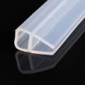 2m Silicone Shower Screen Seal Sliding Strip Plastic Rubber for Bath Room 6/8MM Door Window Glass Fixture Accessories