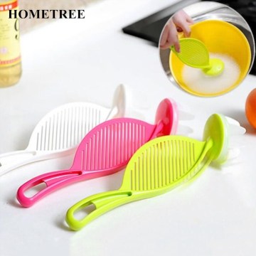 HOMETREE Kitchen Accessories Clean Rice Silicone Soft Head Wash Sieve Beans Kitchen Gadgets Cleaning Kitchenware Goods H370