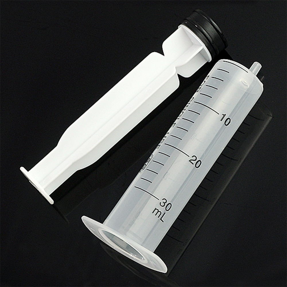 5Pcs Translucent Measuring Syringe 30ml Plastic Syringe Measuring Nutrient Hydroponics For Accurately Measured Pets Nutrient